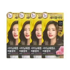 미쟝센 올뉴 샤이닝에센스 7N 자연갈색 x4