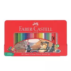 [파버카스텔] 일반 유성 색연필 60색 틴케이스