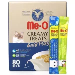 미오 프리미엄 산양유 크리미 버라이어티 15g x 80pcs 고양이 반려묘 츄르 애묘 대용량 간식 코스트코
