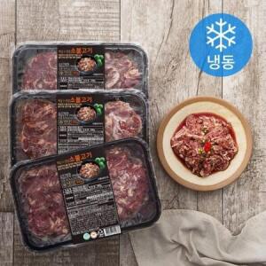 꿀맛나는세상 매실in양념 소불고기 (냉동), 300g, 3개 one option