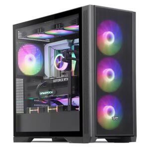 :다크플래쉬 darkFlash DF4100 MESH ARGB BTF 컴퓨터 PC 케이스 (블랙)