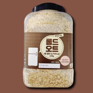 [기타] 롤드오트 2.5kg 냉장고쏙 오트밀 닭죽 또띠아 오버나이트 트레이더스