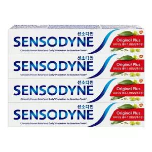 센소다인 오리지날 플러스 치약 100g X 4개