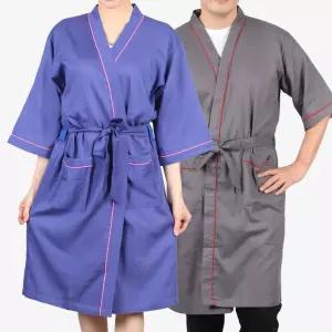 SA93 호텔 가운 엠보 그레이 모텔 검진복 마사지 피부