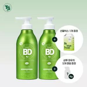 [TS 선물세트] 비디샴푸 500g*2개+선물박스*1개+6g파우치*5개 램덤증정