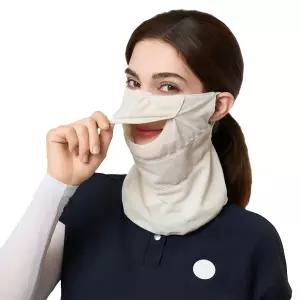 루핏스포츠 여성 골프 통풍 매쉬 자외선차단 오픈형 마스크 햇빛가리개 등산 운전