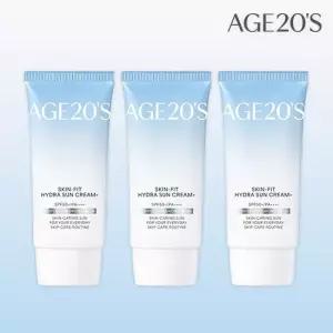 AGE20'S AGE20 S 스킨핏 하이드라 선크림 3개