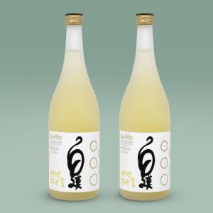 [신평양조장] 백련 맑은술 750ml 2병 선물세트