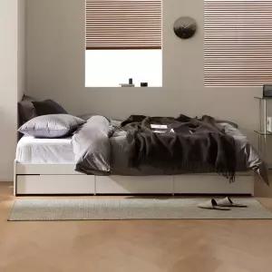 파로마 타이디 무헤드 저상형 수납형 침대 슈퍼싱글 퀸 프레임 매트선택