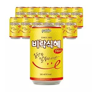 [팔도]팔도 비락식혜 340ml 12캔 (6캔번들 2개)