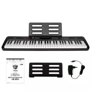 61건반 안젤리아 블랙 고급 전자 피아노/디지털/교습용/선물/생일/T-GATE/토이게이트