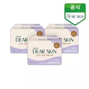 깨끗한나라 생리대 디어스킨 슬림 롱 팬티라이너 30P 3개