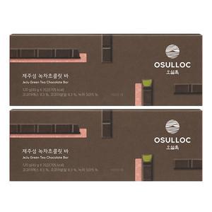 오설록 제주섬 녹차초콜릿바 120g, 2개