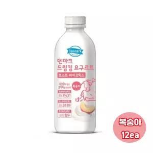 덴마크 드링킹요구르트 복숭아 750mL 12개/냉장무배