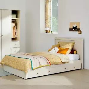 한샘 샘키즈 보나 일반헤드 침대 SS 서랍형+샘키즈 알러지케어 매트리스 SS