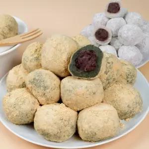 소소락 저당 쑥찹쌀떡 1kg+찹쌀떡 1kg. 국내산찹쌀, 해풍쑥, 개별포장.