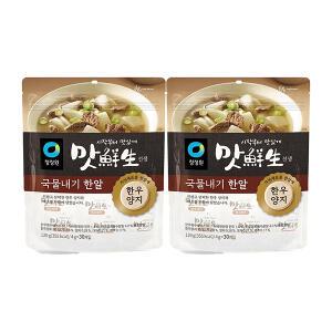 청정원 맛선생 한우양지국물내기한알 120g(4g, 30입), 2개