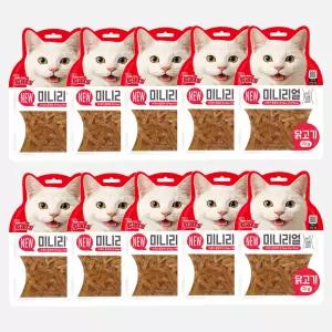 더캣츠 뉴 미니리얼 고양이 육포 간식 닭고기70g x 10개