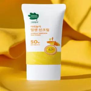 초등학생 썬크림 키즈 주니어 순한 저자극 선크림 야외 물놀이 소풍 자외선 차단 SPF50+ 70ml