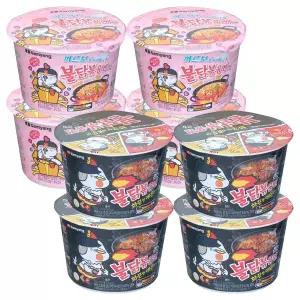 삼양 불닭볶음면 105g 4개 + 까르보 불닭볶음면 105g 4개