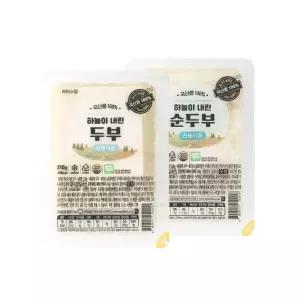 라라스팜 국산콩 수제두부 모두부 순두부 전통방식 두부 2종, 8팩