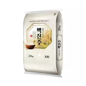 25년산 찰지고 하얀 백진주쌀 상등급 20kg