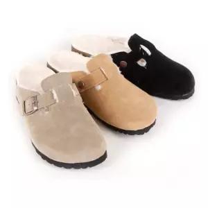 데일리 털신 실내화 남자 방한 슬리퍼 뮬슈즈 블로퍼 (W71B293)