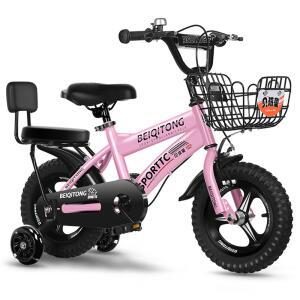 5살 보조바퀴 3세 18인치 네발 아동 자전거 4살 핑크색 6세 14