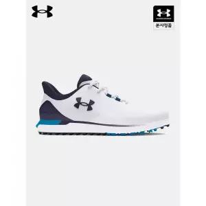 [백화점 정품] 언더아머 Under Armour UA 드라이브 페이드 스파이크리스 남성 와이드 골프화 3027085-100