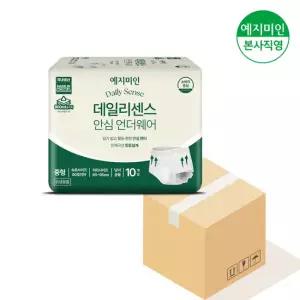 예지미인 데일리센스 요실금 성인용 팬티 기저귀 중형 10Px8팩 / 남녀공용