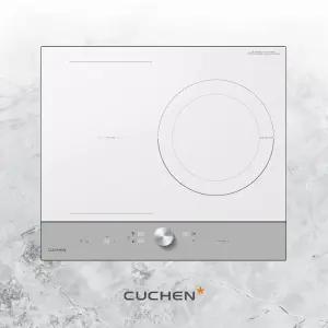 쿠첸 CIR-BW33KD1B1 빌트인 인덕션 3구 그레이 화이트