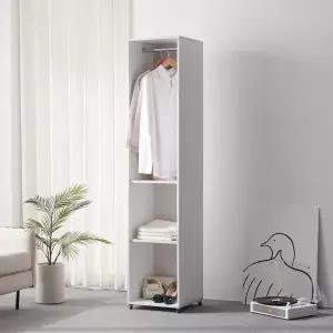 [인터데코](착불) (착불)바퀴달린 이동식 전신거울 옷장 40cm P00000SZ