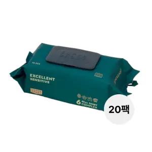 슈퍼대디 엑설런트 센시티브 82g 캡형 70매 20팩