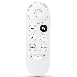 G9N9N Google Chromecast G454V 4K 스노우 스트리밍 미디어 플레이어 및 스틱용 음성 원격 제어 교체