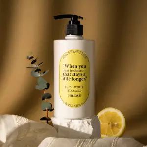 크리크 상큼한 레몬 시트러스 향! 프레쉬 화이트 블로썸 퍼퓸 바디로션 500ml