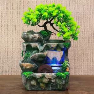 실내 분수 미니 사무실 소형 장식 분수대 폭포 거실 가정용