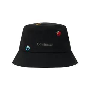 커버낫 키즈 세서미스트리트x 키즈 캐릭터 버킷햇 블랙 CK2507CA02BK
