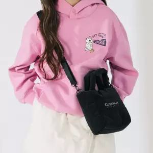 커버낫 키즈 어센틱 스퀘어 토트백 블랙 CK2504TB06BK