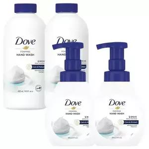도브 포밍 핸드워시 240ml×2개 (본품) + 430ml×2개 (리필) 세트구성 / 손세정제 물비누