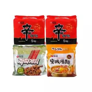 신라면10입 +안성탕면5입 +짜파게티5입 (총 20봉)
