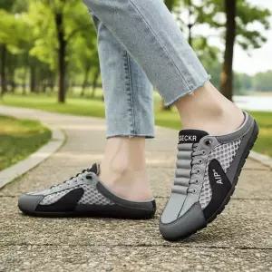 남성 슬리퍼운동화 남자 블로퍼 뮬 운동화 편한 미끄럼방지 에어메쉬 스니커즈 신발