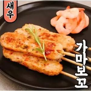 NO밀가루 100 생선살로 만든 프리미엄 가마보꼬 새우가마보꼬어묵바 70g x 10개