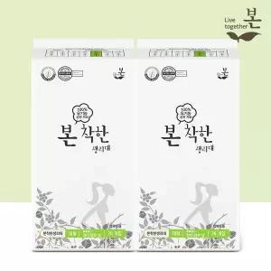 [유기농본]착한 유기농 생리대 대형 28P, 2팩