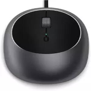 사테치 알루미늄 C1 유선 USB C 마우스 맥북 에어/프로 M5/M4용 광학 컴퓨터 M5/M4/M3 미니 맥 - 스페이스
