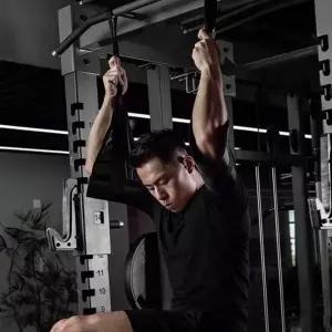 철봉 ab 스트랩 매달리기 보조 장비 철봉 운동 스트랩 트레이닝 헬스장 헬스용 턱걸이 팔걸이 지지대