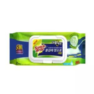 3M 스카치 브라이트 물걸레 청소포 더블액션 대형