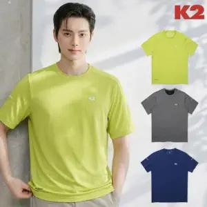 [롯데백화점]케이투 남성 홀리텍(HOLITEC) 반팔 라운드 KMM24215