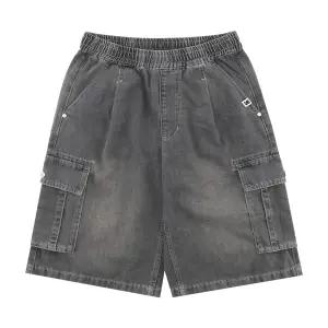 코닥 데님 버뮤다 카고 반바지 K6223LHP32GRY