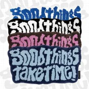 어프어프 러그 포인트 발매트 인테리어 Good Things Take Time (4color) 인테리어