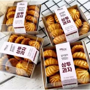 추억의 상투과자 200g(12개입) 백앙금 쿠키 4팩